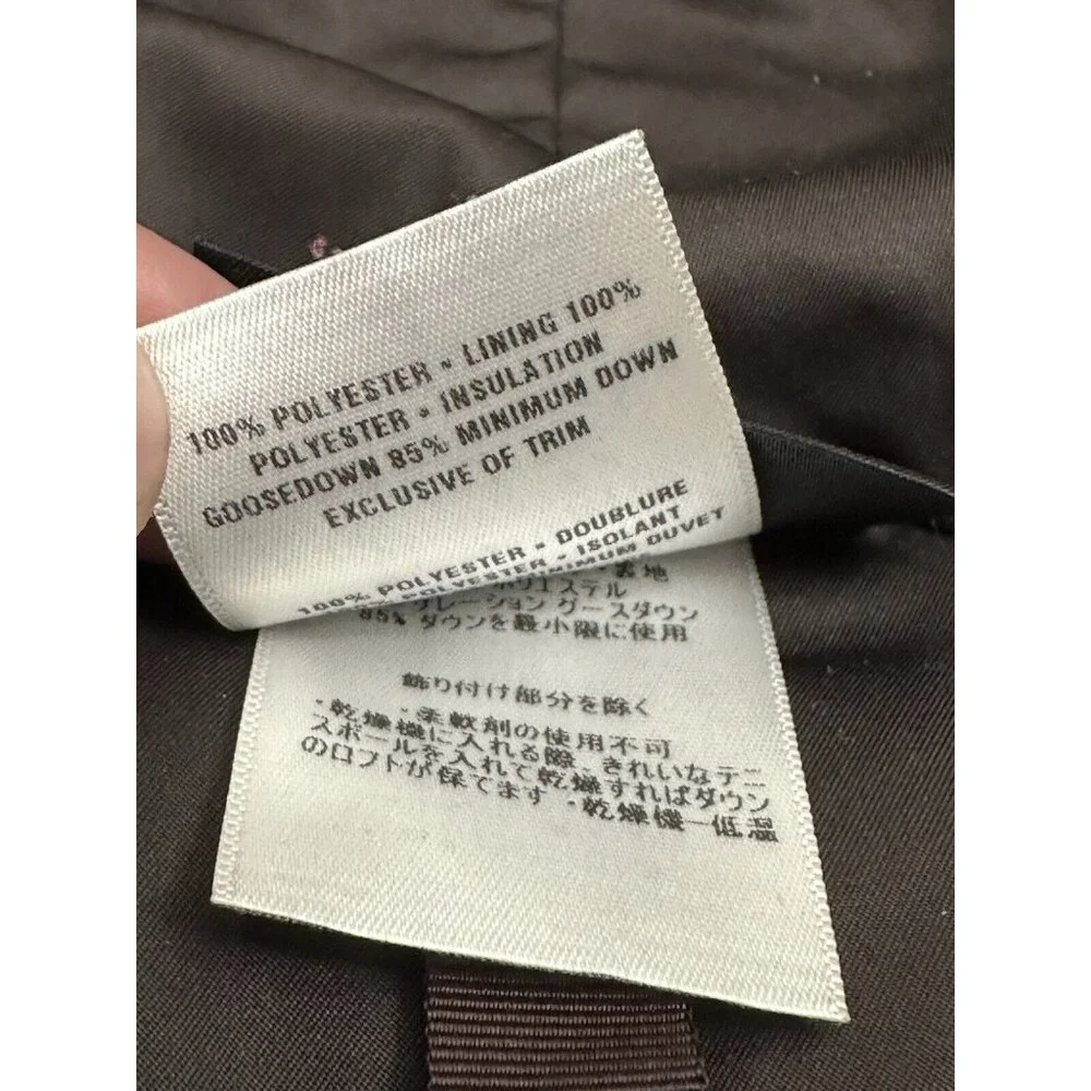 PATAGONIA Jacket Women’s Downtown Loft Parka Goose Down Puffer Hood Coat Brown S - Picture 7 of 10